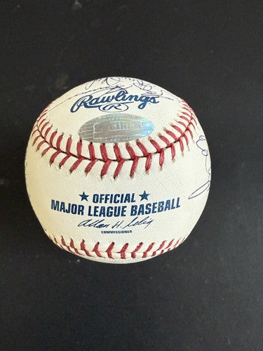 1978 Yankees Team Signed World Series Baseball Reggie Jackson Goose Steiner Coa