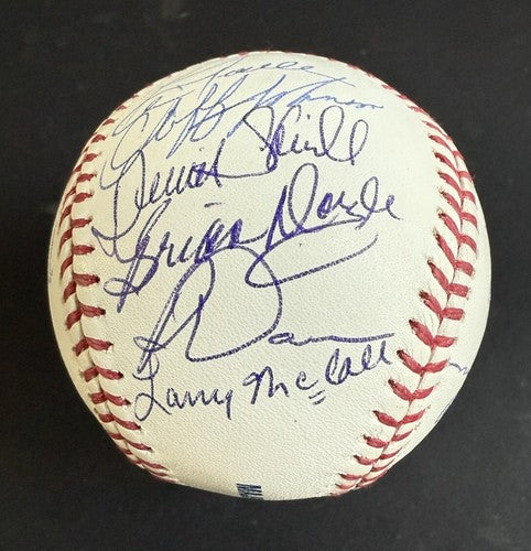 1978 Yankees Team Signed World Series Baseball Reggie Jackson Goose Steiner Coa