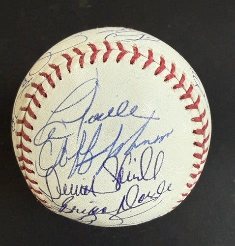 1978 Yankees Team Signed World Series Baseball Reggie Jackson Goose Steiner Coa