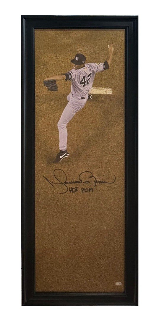 Mariano Rivera Signed 12x36 Framed Pano Photo Yankees HOF 2019 Autograph Steiner