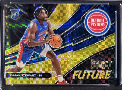 2020-21 Panini Select Future Isaiah Stewart RC Gold 10/10 CSG 8.5 Pistons Rookie