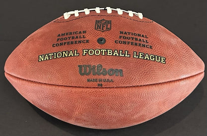 Eli Manning Signed Wilson NFL Duke Football /10 5 Stat Auto Giants Steiner COA