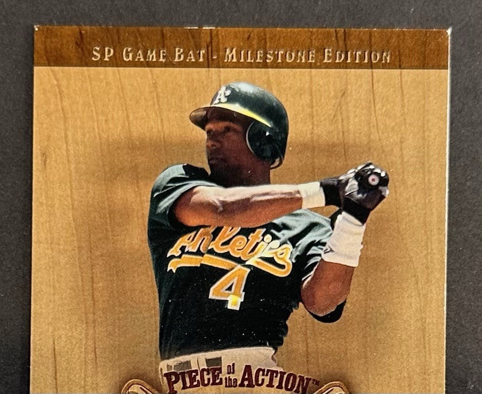 Miguel Tejada 2001 Sp Game Bat Card Gold 35/35 1/1 Piece Of Action Rare