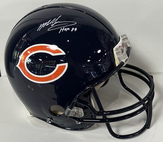 Mike Singletary Signed Pro Line Authentic FS Bears Helmet HOF 98 Auto JSA COA