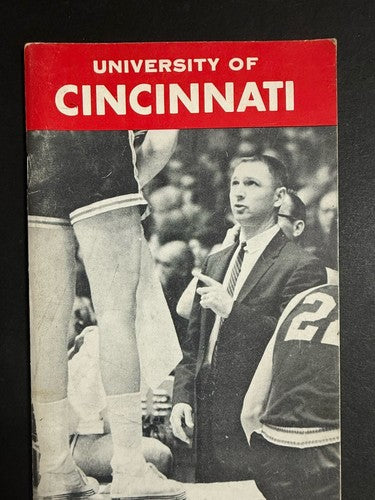 1965 66 University of Cincinnati Bearcats Basketball Media Yearbook Guide Nice