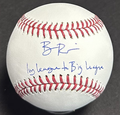 Ben Rice Signed Official MLB Baseball Yankees Ivy League Autograph Steiner COA
