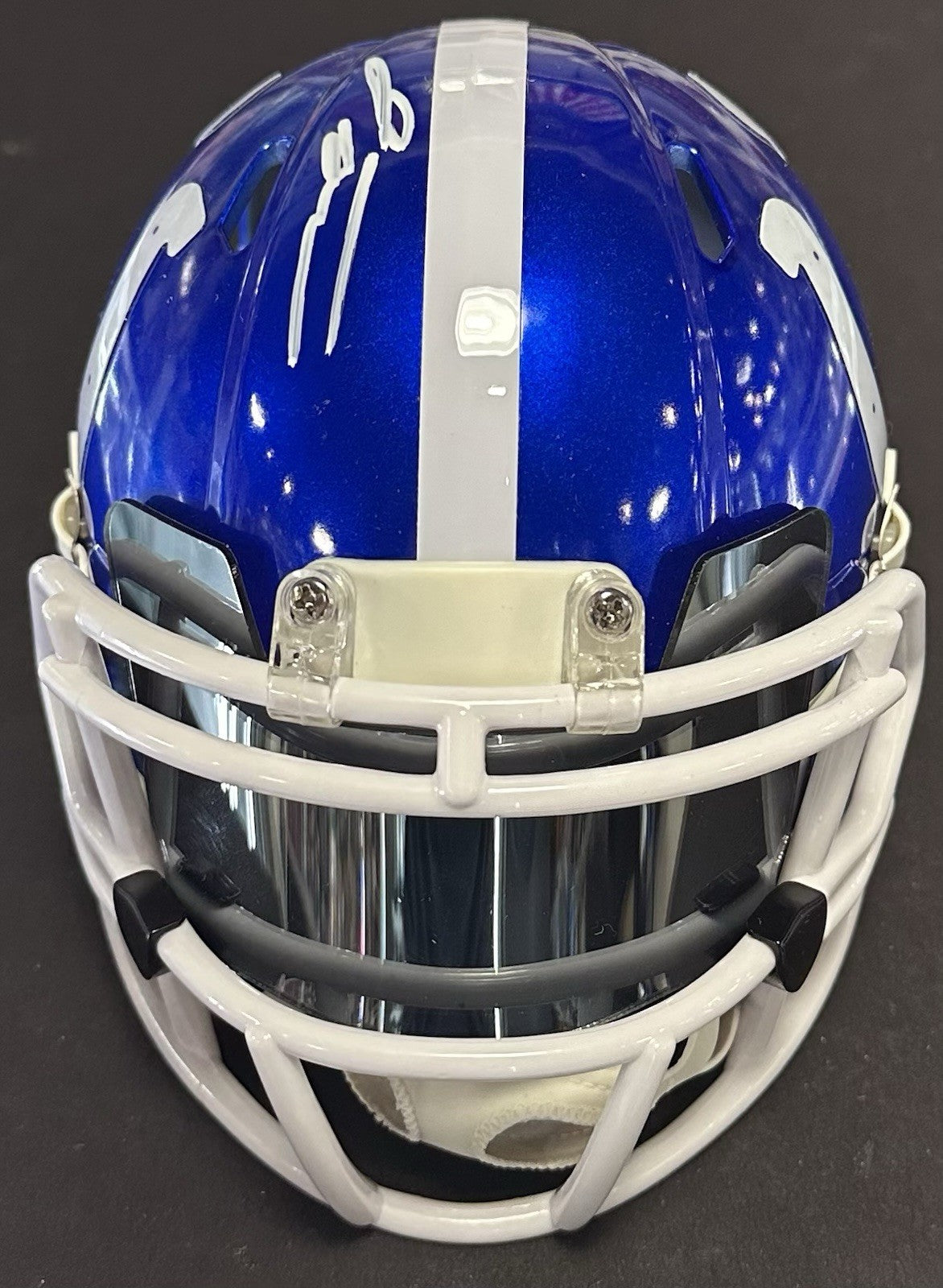 Jonathan Taylor Signed Colts Flash Alternate Speed Mini Helmet Auto Fanatics COA