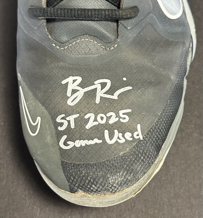 Ben Rice Signed Game Used Nike Trout Cleats Pair 2025 Auto Steiner COA Sz 12