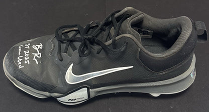 Ben Rice Signed Game Used Nike Trout Cleats Pair 2025 Auto Steiner COA Sz 12