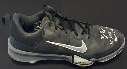 Ben Rice Signed Game Used Nike Trout Cleats Pair 2025 Auto Steiner COA Sz 12