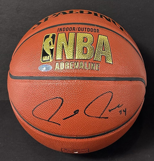 Paul Pierce Signed Spalding I/O Basketball #34 Auto Celtics Steiner Holo COA HOF