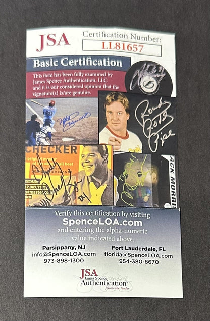 Randy Johnson Signed Official MLB Baseball Mariners 5 Stat Auto HOF CY Young JSA