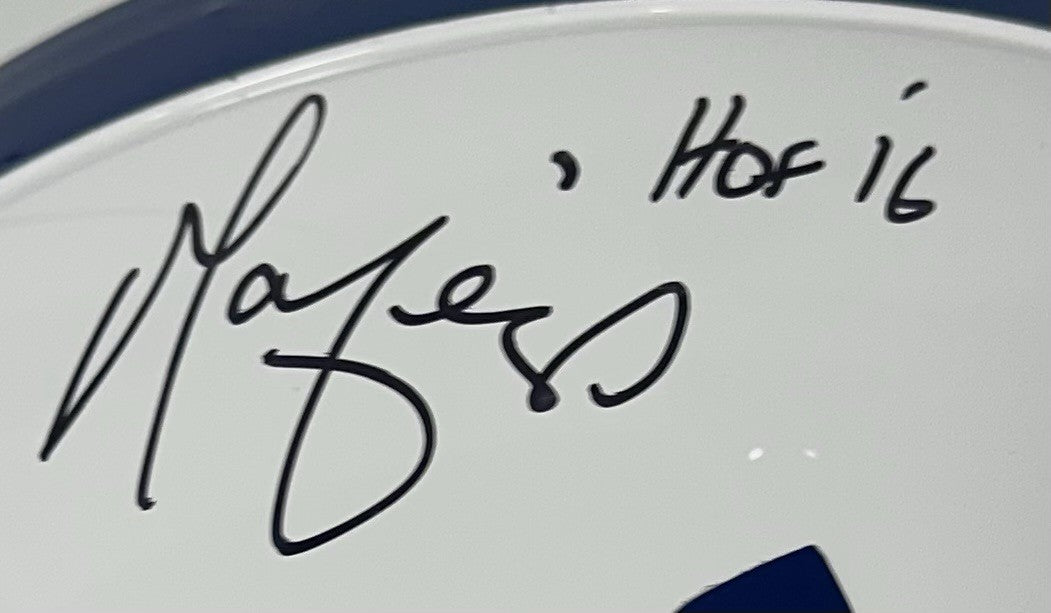 Marvin Harrison Signed Colts Pro Line Authentic FS Helmet HOF 16 Auto Fanatics