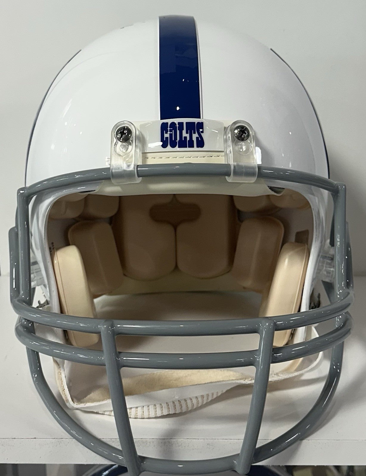 Marvin Harrison Signed Colts Pro Line Authentic FS Helmet HOF 16 Auto Fanatics