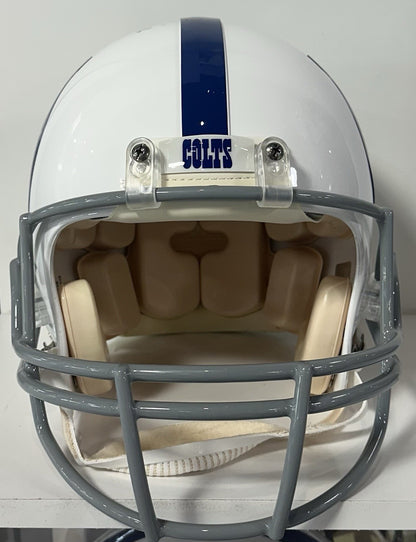 Marvin Harrison Signed Colts Pro Line Authentic FS Helmet HOF 16 Auto Fanatics