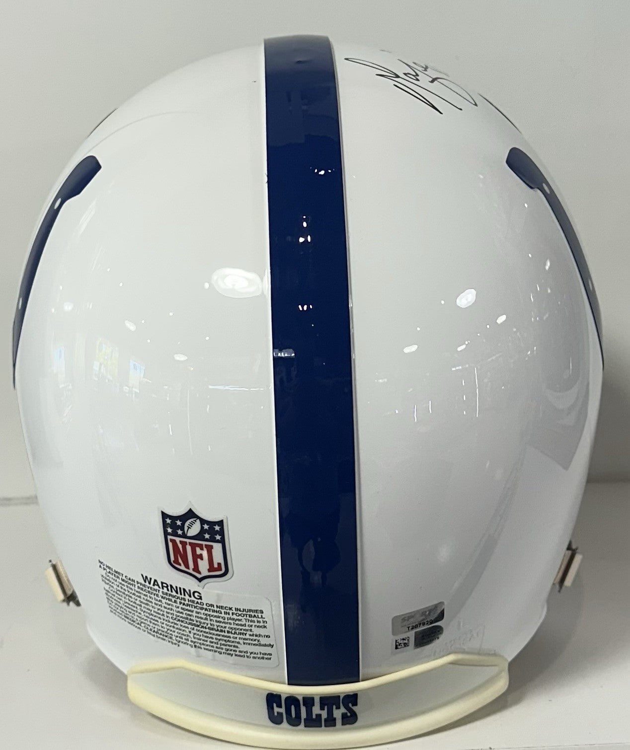 Marvin Harrison Signed Colts Pro Line Authentic FS Helmet HOF 16 Auto Fanatics