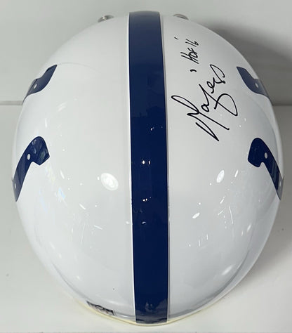 Marvin Harrison Signed Colts Pro Line Authentic FS Helmet HOF 16 Auto Fanatics