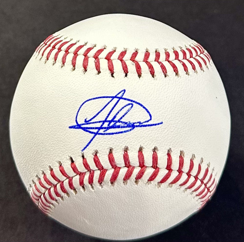 JASSON DOMINGUEZ YANKEES SIGNED Official Baseball Mint Rookie Auto FANATICS MLB