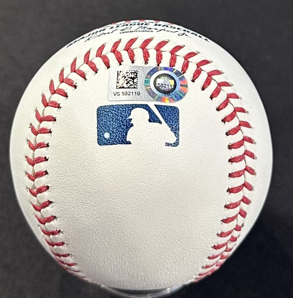 JASSON DOMINGUEZ YANKEES SIGNED Official Baseball Mint Rookie Auto FANATICS MLB