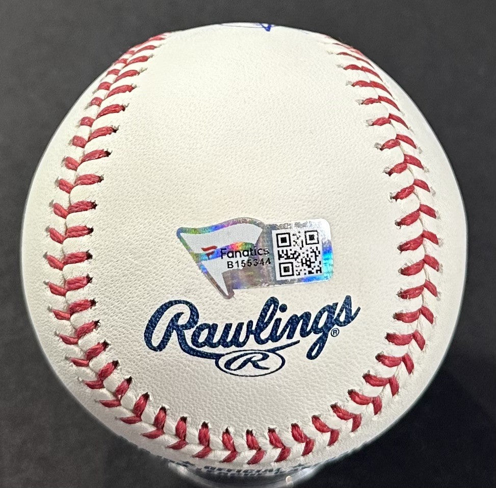 JASSON DOMINGUEZ YANKEES SIGNED Official Baseball Mint Rookie Auto FANATICS MLB
