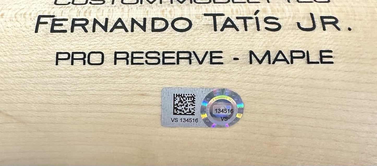 Fernando Tatis Jr Padres Signed Victus Game Bat Slam Diego Auto Fanatics & MLB