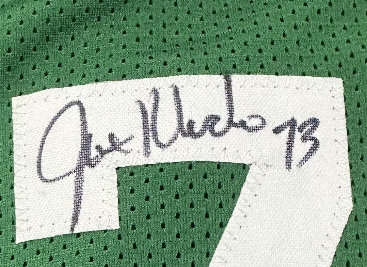 NY Sack Exchange Multi Signed Jets Jersey Klecko Gastineau Lyons Salaam Auto JSA
