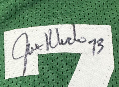 NY Sack Exchange Multi Signed Jets Jersey Klecko Gastineau Lyons Salaam Auto JSA