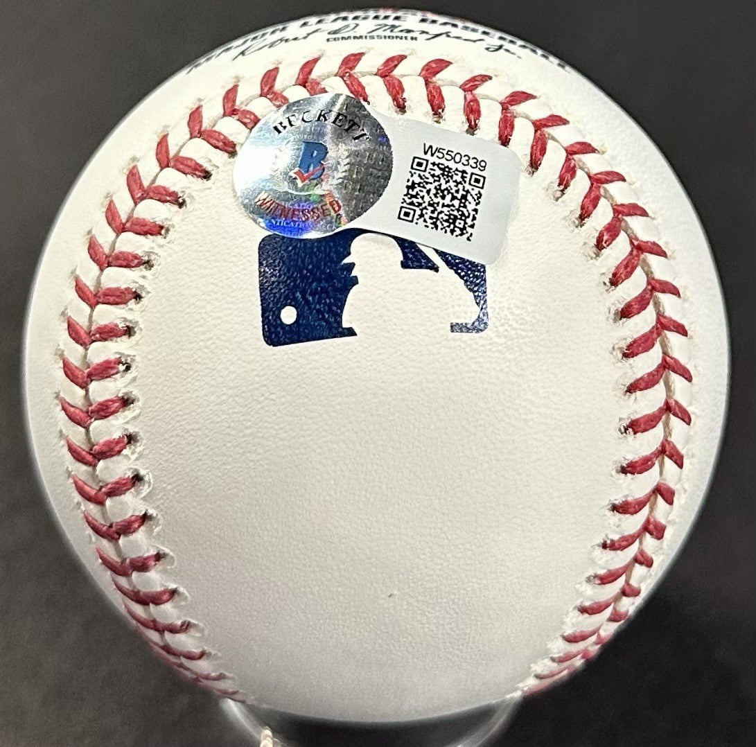 Kodai Senga Mets Dual Signed Kanji + English Official MLB Baseball Mets Auto BAS