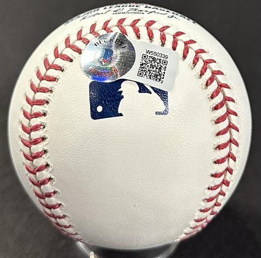 Kodai Senga Mets Dual Signed Kanji + English Official MLB Baseball Mets Auto BAS