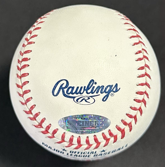 Greg Maddux Signed Official MLB Baseball Braves HOF 14 Autograph Steiner COA
