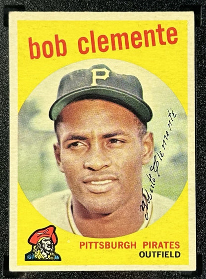 1959 Topps #478 Roberto Bob Clemente SGC 5 EX Pirates HOF Sharp Centered Beauty