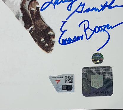 1969 Jets Team Signed 16x20 Framed SB Photo 24 Auto Namath Fanatics Steiner COA