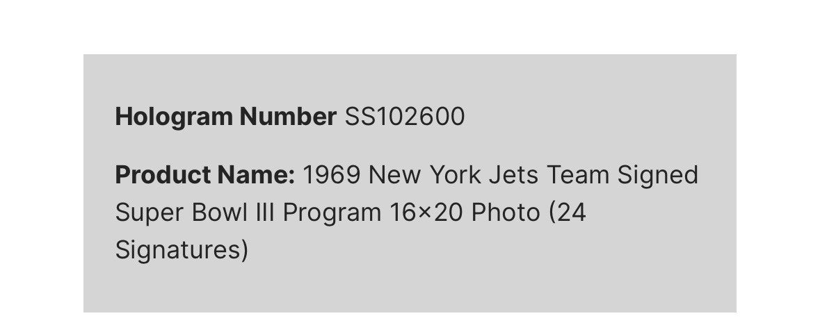 1969 Jets Team Signed 16x20 Framed SB Photo 24 Auto Namath Fanatics Steiner COA