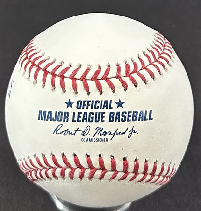 Mike Piazza Signed MLB HOF Logo Baseball HOF 2016 Autograph Mets Fanatics COA