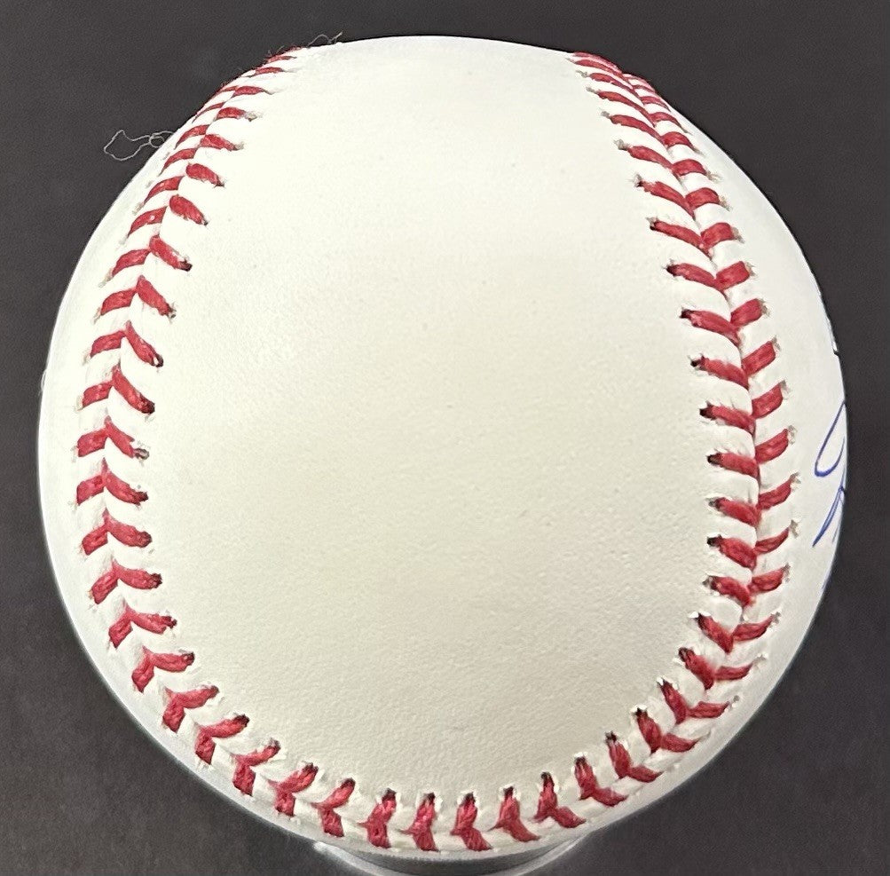 Mike Piazza Signed MLB HOF Logo Baseball HOF 2016 Autograph Mets Fanatics COA
