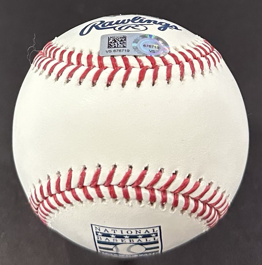Mike Piazza Signed MLB HOF Logo Baseball HOF 2016 Autograph Mets Fanatics COA