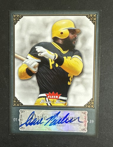 2006 Fleer Greats of the Game Dave Parker #24 VERY RARE SP MINT AUTO Pirates HOF