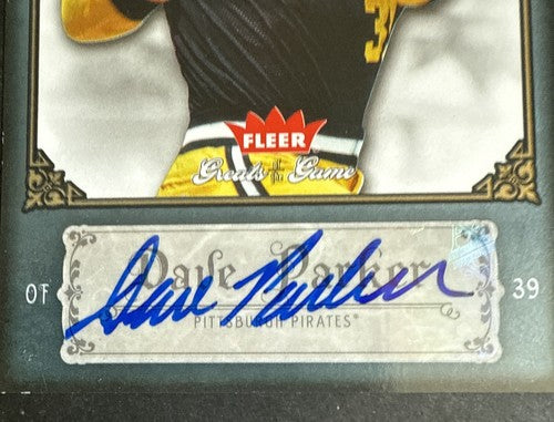 2006 Fleer Greats of the Game Dave Parker #24 VERY RARE SP MINT AUTO Pirates HOF