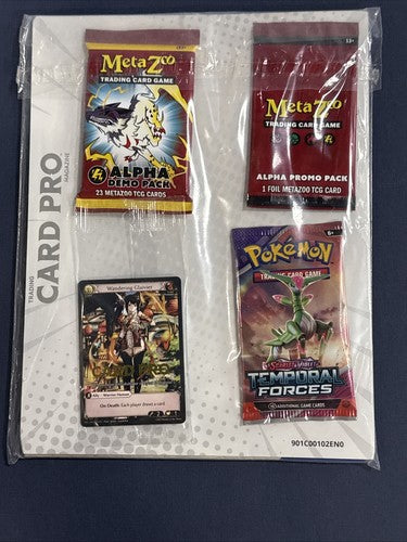 Sealed Card Pro METAZOO Magazine 1 ALPHA PROMO AIR DEMO Pokemon Temporal Booster