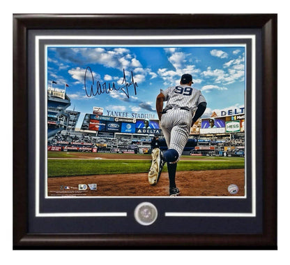 Aaron Judge NY Yankees Signed 16x20 Photo Framed Mint Autograph Fanatics COA