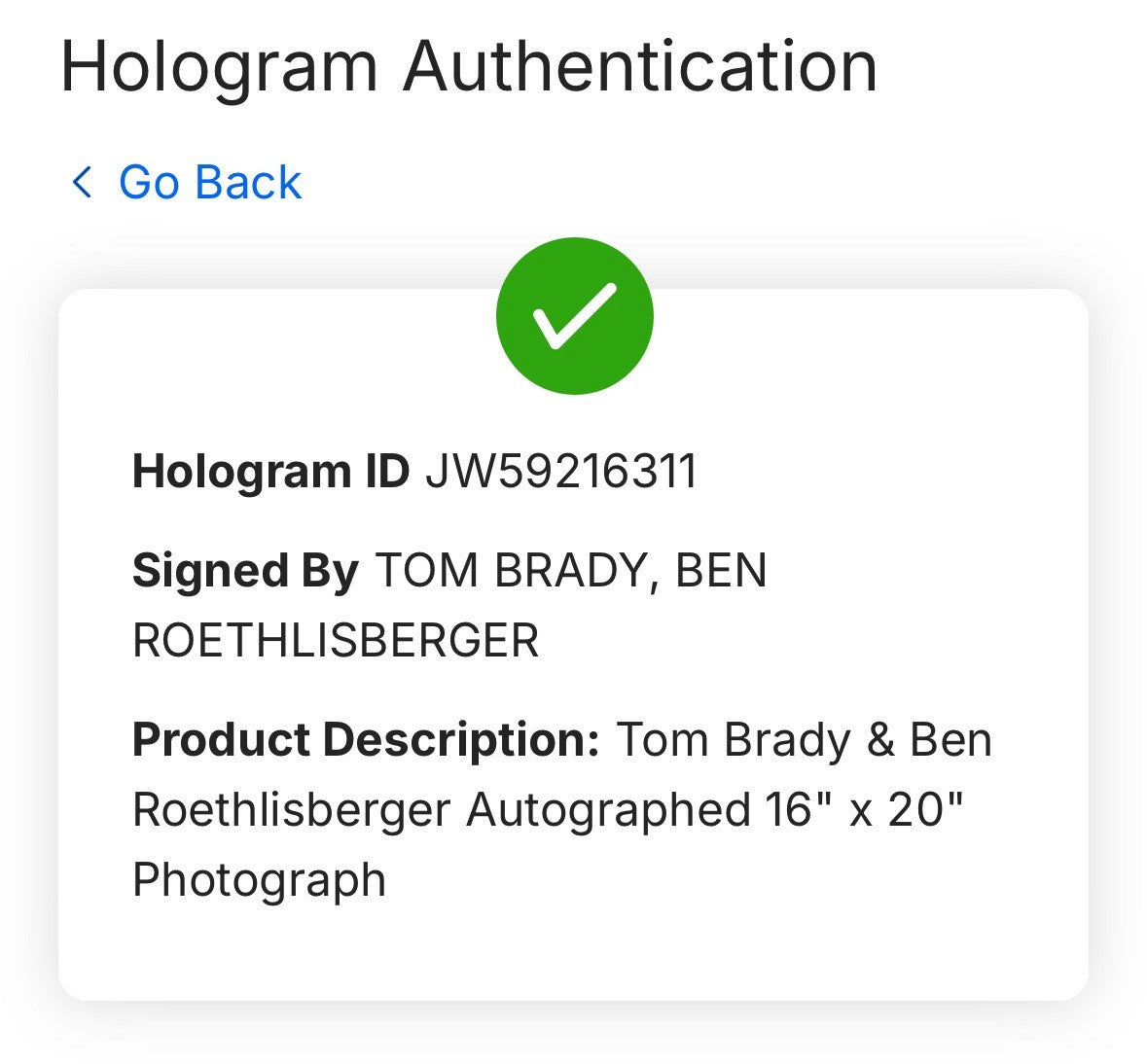 Tom Brady Ben Roethlisberger Signed 16x20 Framed Photo Autograph Fanatics COA