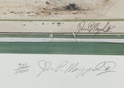Pete Rose Signed 16x20 Framed Maggard LE Litho Photo Phillies Autograph COA