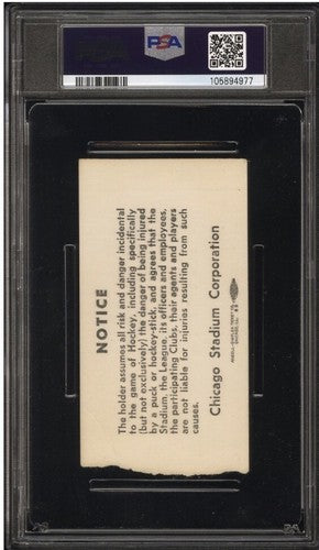 1974 NHL Hockey ALL STAR Game TICKET Stub Denis POTVIN 1st Asg Rookie Psa 4 Ex