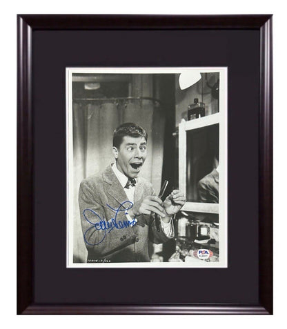 Jerry Lewis Signed 8x10 Framed Photo The Nutty Professor Mint Autograph PSA COA