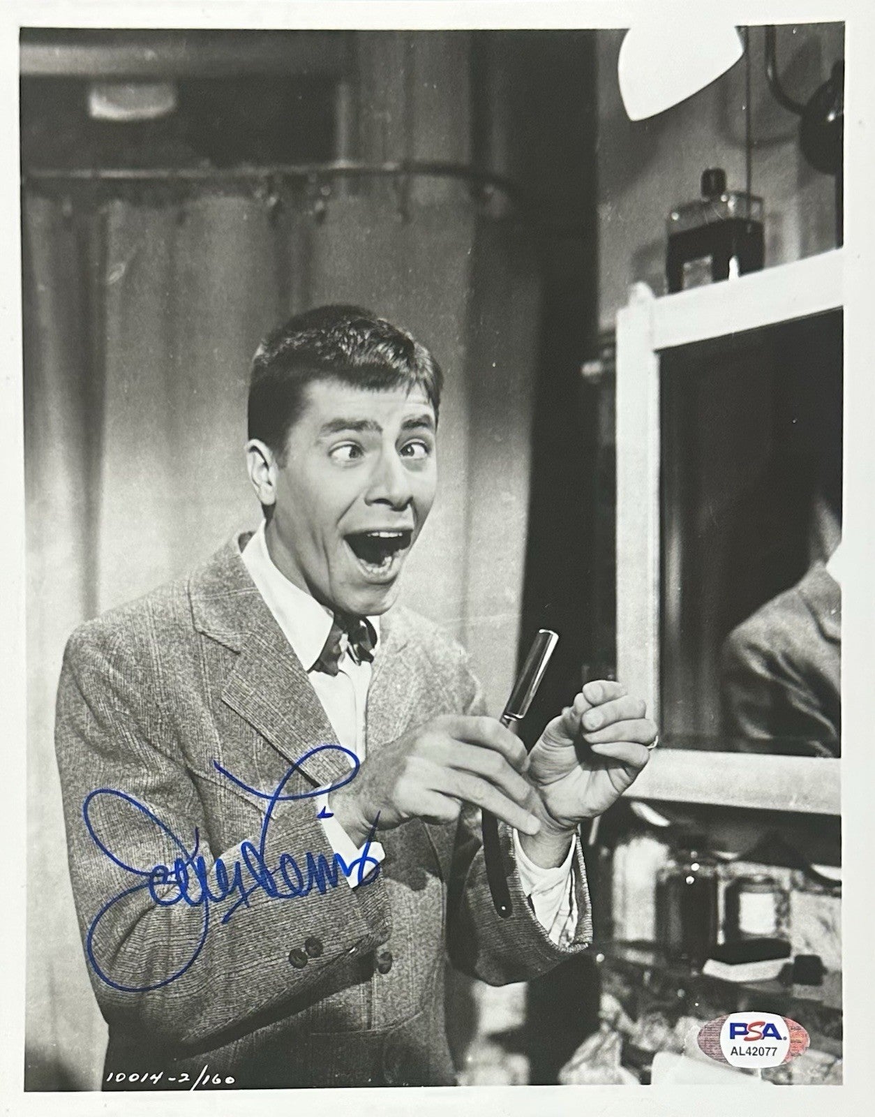 Jerry Lewis Signed 8x10 Framed Photo The Nutty Professor Mint Autograph PSA COA