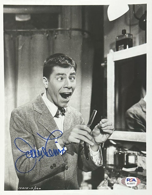 Jerry Lewis Signed 8x10 Framed Photo The Nutty Professor Mint Autograph PSA COA