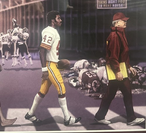 Washington Redskins 16x20 Litho Photo Mohawk Trail Joe Theismann Gibbs Riggins