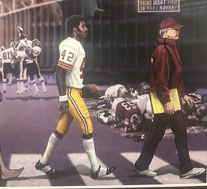 Washington Redskins 16x20 Litho Photo Mohawk Trail Joe Theismann Gibbs Riggins