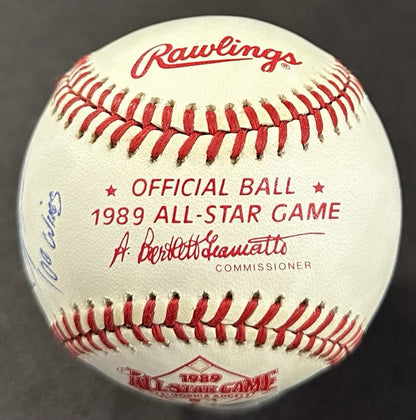 Dwight Gooden Signed 1989 All Star Game Baseball Mets To Danny 100 Wins Auto COA
