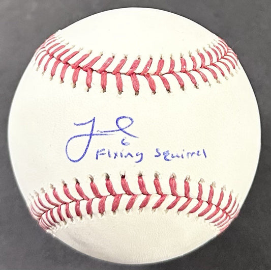 Jeff McNeil Signed Official MLB Baseball Mets Flying Squirrel Auto Fanatics COA
